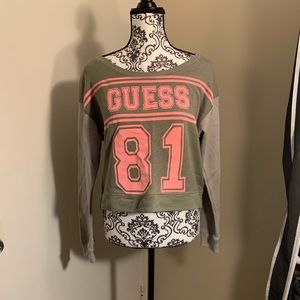 Guess cropped sweatshirt